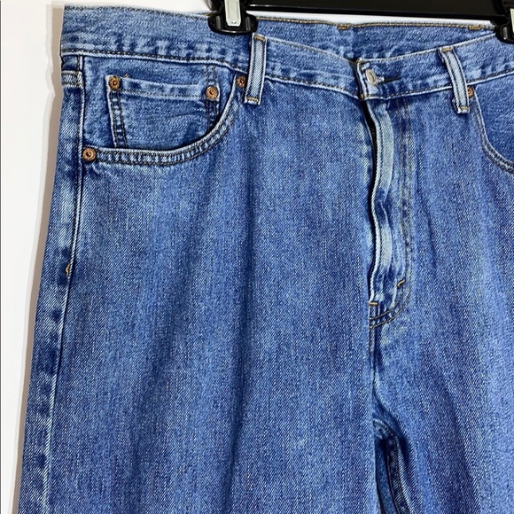 Levi’s 505 Men’s Blue Straight Fit Levis Strauss Regular Jeans Size 38X30 - Picture 5 of 16